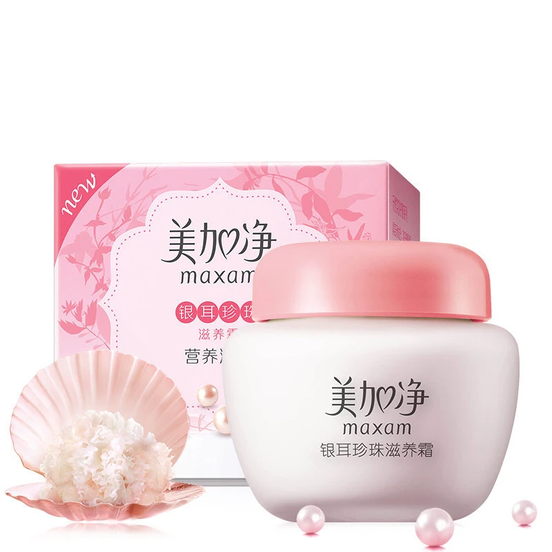 Maxam Tremellales Pearl Nourishing Cream Moisturizing Skin Care Pearl Whitening Cream 40g