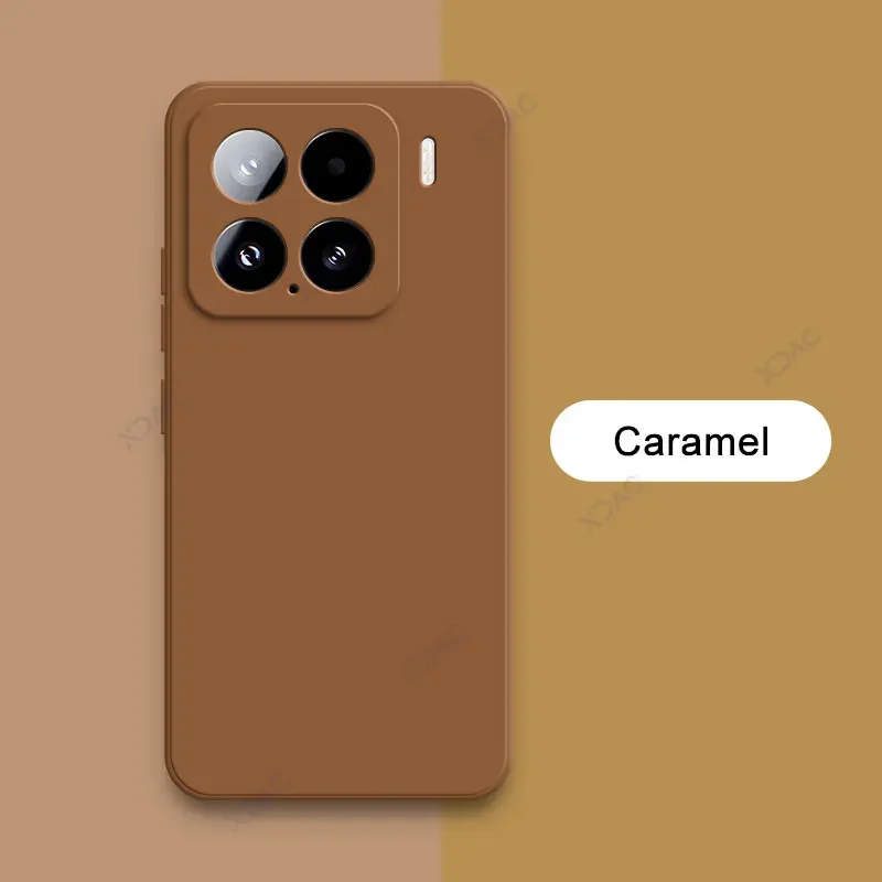 Original Square Liquid Silicone Phone Case - 360° Soft Protective Shockproof Cover