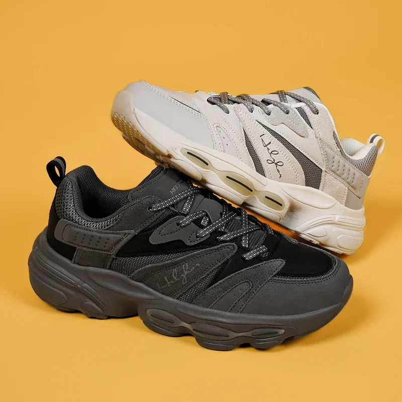 2025 Men's Sports Shoes Male New Design Sneaker Daddy Hollow Breathable Comfortable Fashion Lightweight Shoes 6
