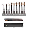 1PCS Kolinsky Acrylic Nail Brush Set 3D Pure Handmade Nail Brushes For Acrylic Application Professional Nail Art Brush 4