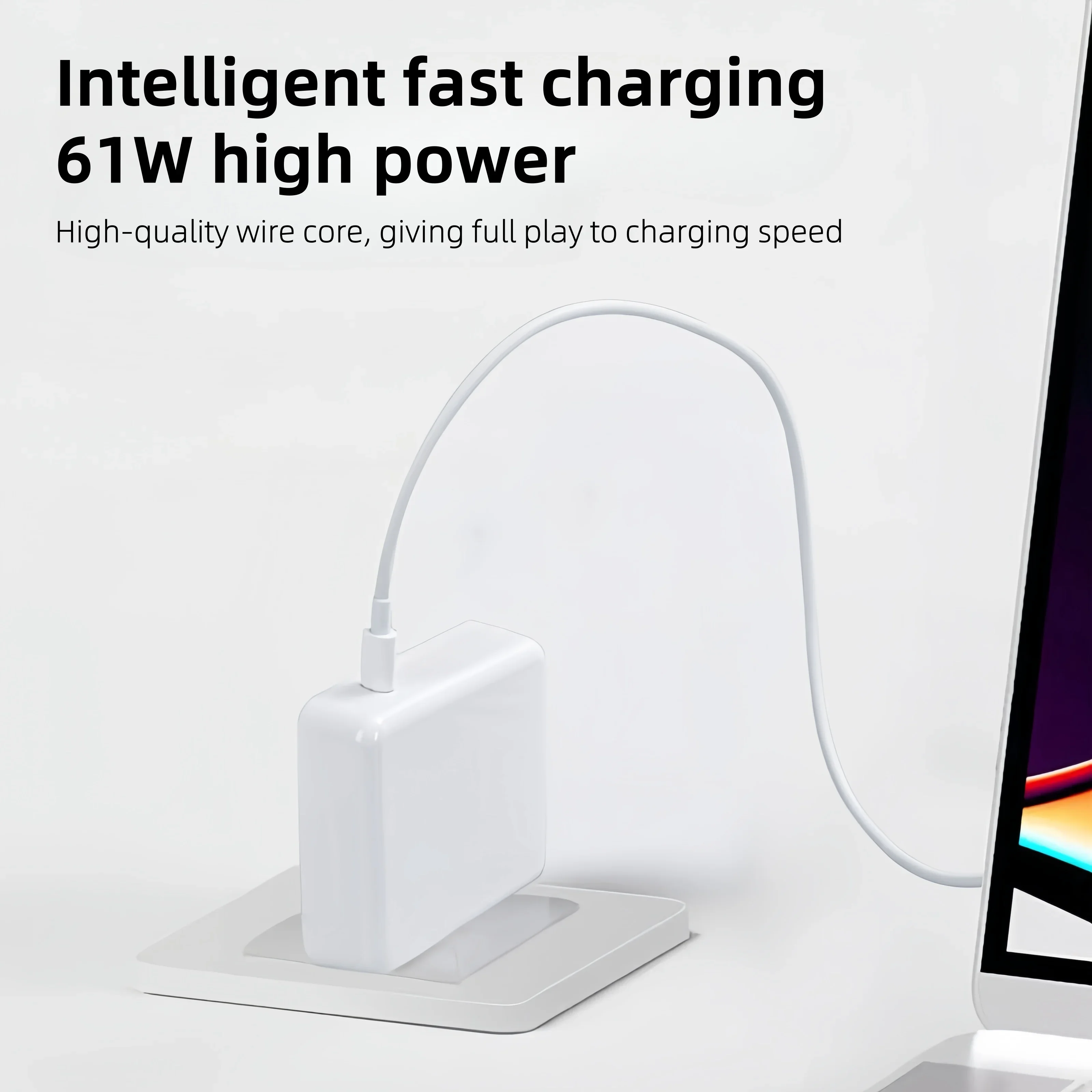High-Power USB-C Laptop Charger with Smart Chip Technology