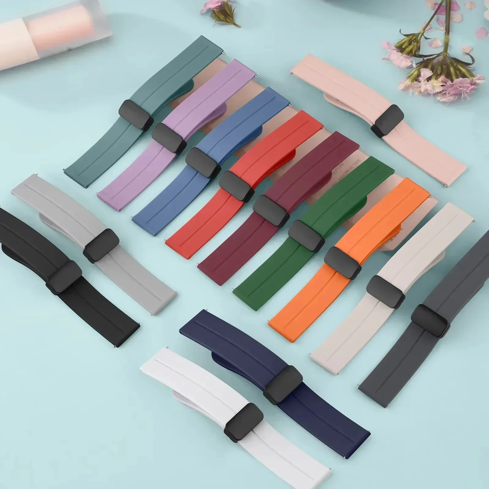 Soft Silicone Sports Strap - Premium Replacement Wristband Bracelet