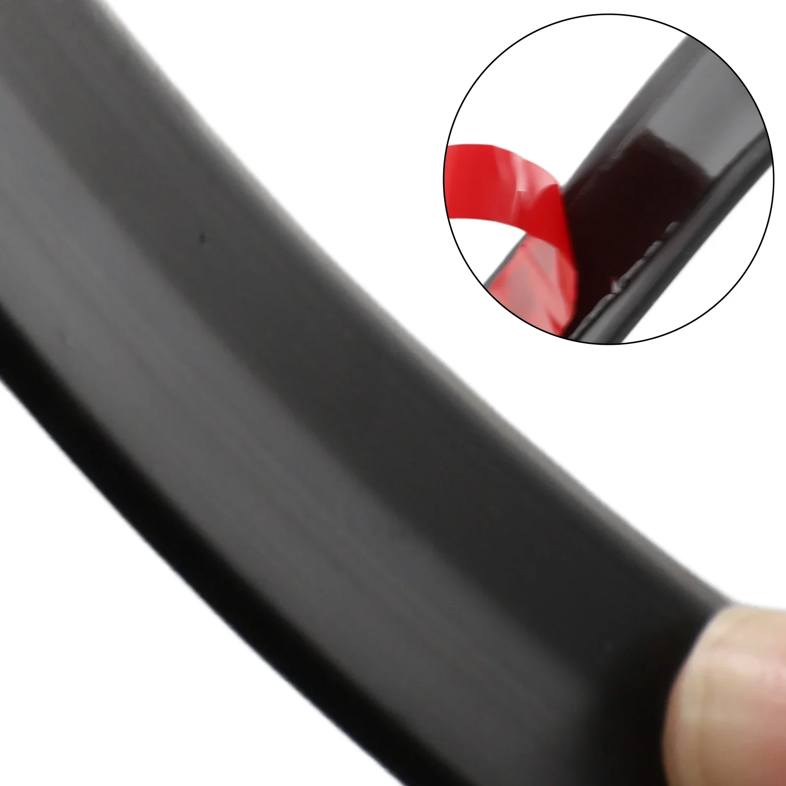Y-Shape Rubber Car Front Hood Windshield Seal Strip Moulding Wind Deflector Trim 1.8M