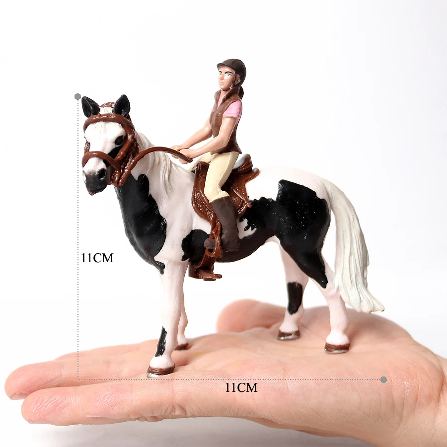 Horse Playset Animal Figurines - Equestrian Adventure Toy Set