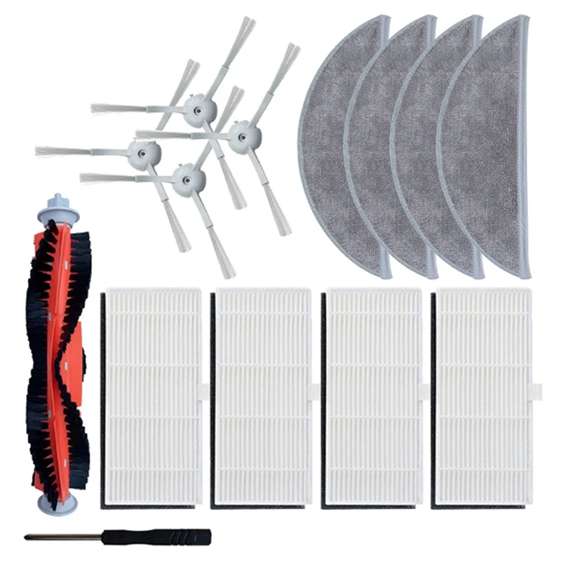 

For Xiaomi Lydsto R1 / R1A / R1 Pro / S1 Robot Vacuum Cleaner Main Side Brush Hepa Filter Mop Cloth Replacement Spare Parts