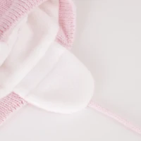Winter Warm Knitted Baby Hats for Girls Pom Pom Kid Toddler Boys Beanies Cap with Fleece Lining 4