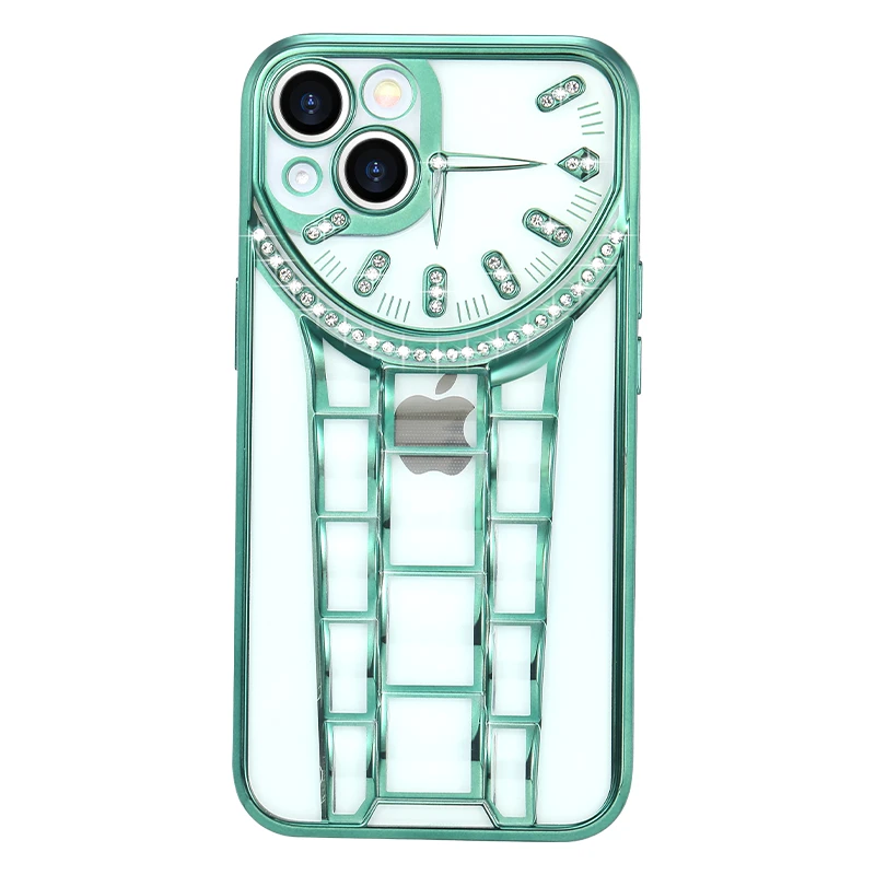 Smartphone For IPhone 13 12 11 Pro Max Three-Dimensional Transparent Fashion Watch Mobile Phone Case Anti Fall best cases for iphone 13 pro max