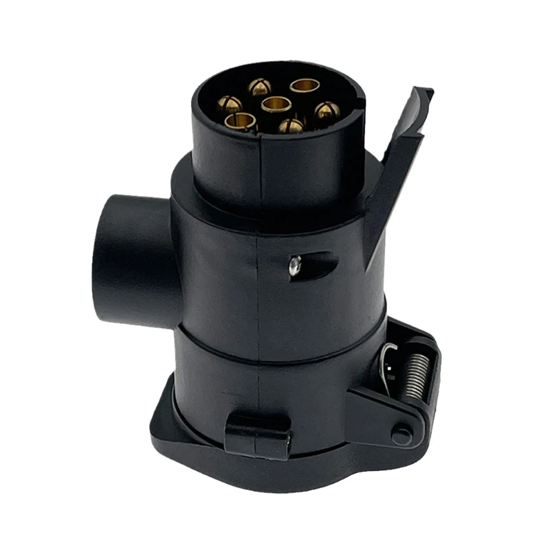 7 Pin Towbar Plug to 13 Pin Trailer Socket Electrics Converter Adapter 12 Volt 7 to 13 RV Parts Camper Accessories Caravan Compo
