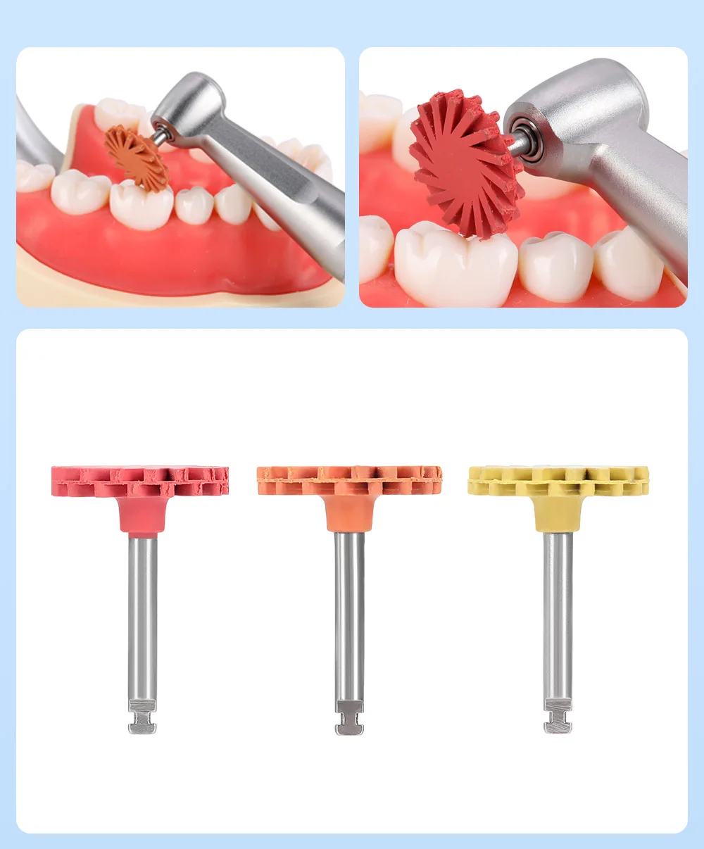 JOY DENTAL 6PCS Dental Composite Polierscheibe Rad Kit Dental Rotary Schleif- und Polierinstrumente Grob/Medium/Fein – Detail 9