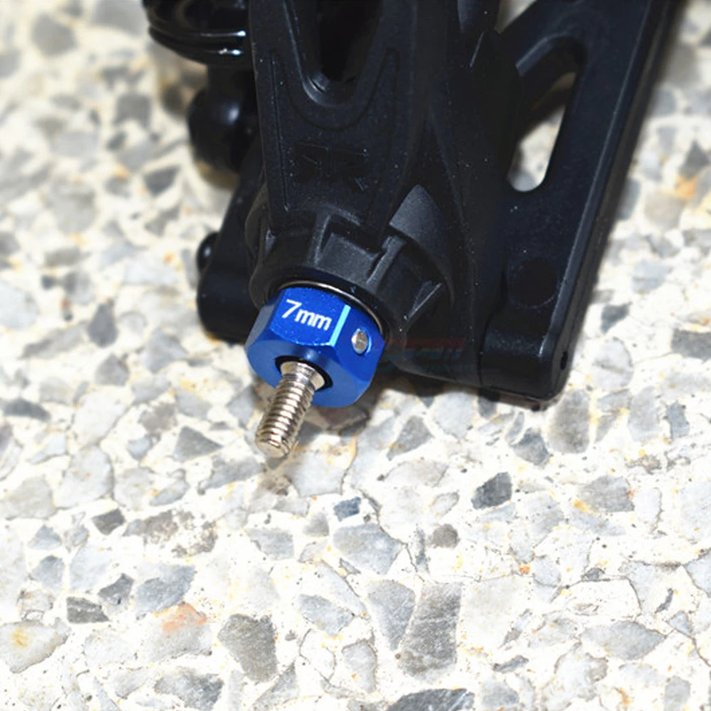 ARRMA 1/10 GRANITE SENTON BIG ROCK VORTEKS 3S 금속 합금 12mm 육각 7MM 두께 휠 허브 어댑터 AR 용 GPM 310779   AR 310871