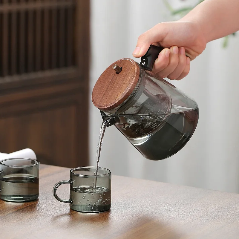 Large Capacity Tea Ceremony Dividing Teacup with Removable Glass Filter