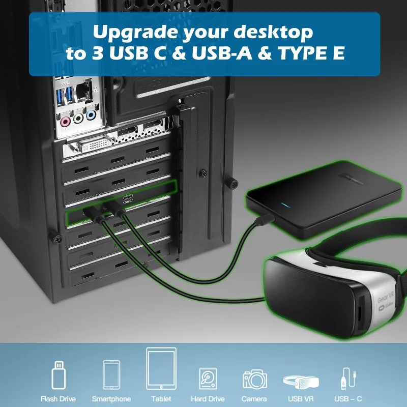 C, PCIE X4 a 3 USB 3.2,