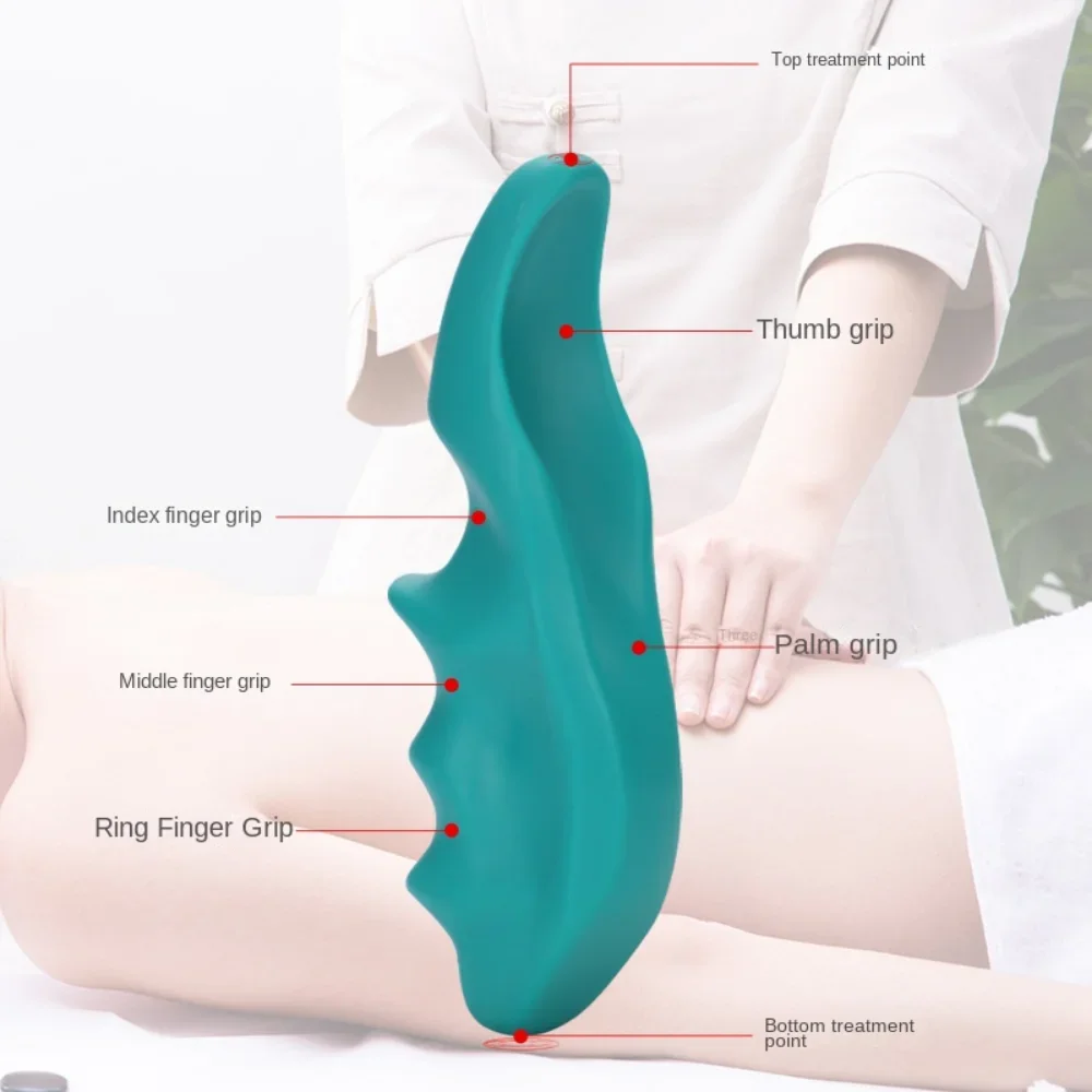 Thumb Finger Press T-shaped Acupoint Massager Trigger Point Handheld Physical Therapy Tools Body Deep Tissue Relax Relief Pain