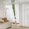 1pcs  French Princess Style Plush Gauze Balcony Bedroom Living Room White Tulle 4