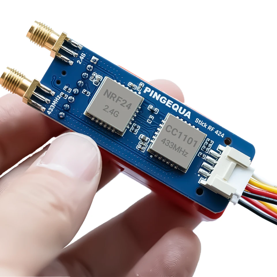 Module Radiofréquence M5Stack Module RF 2 En 1 Pour M5Stack M5StickC PLUS2 - CC1101 NRF24, Avec Antennes Et Câble - Pour Projets IoT Et Radio Carte Développement Sans Fil Module Radiofréquence M5Stack Module RF 2 En 1 Pour M5Stack M5StickC PLUS2 - CC1101 NRF24, Avec Antennes Et Câble - Pour Projets IoT Et Radio Carte Développement Sans Fil