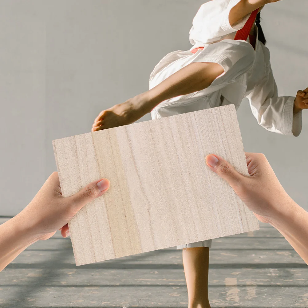

12 Pcs Taekwondo Hitting Board Performing Punching Daily Breaking Training Exercise Convenient Practicing Wood Karate