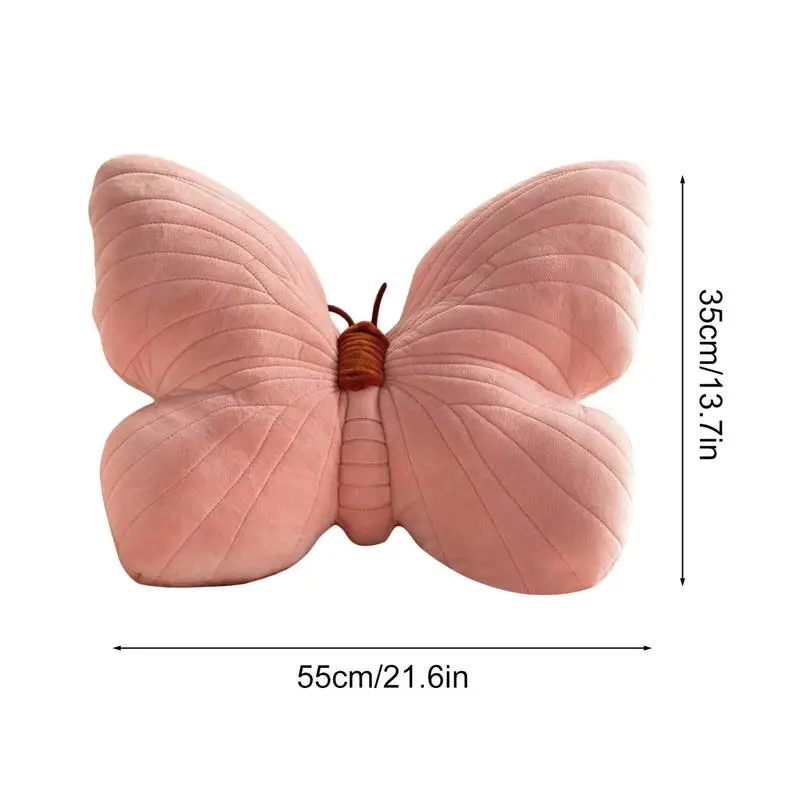 Butterfly Shaped Throw Pillow Stuffed Animal Stuff Butterfly Plush Pillow Toy Throw Plush For Couch Living Room Bed