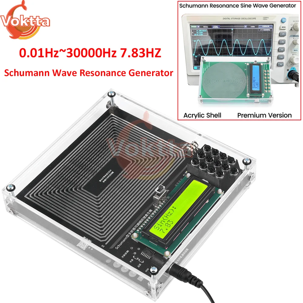 Schumann Wave Resonance Generator 7.83HZ 0.01Hz~30000Hz Frequency Modulation Adjustable