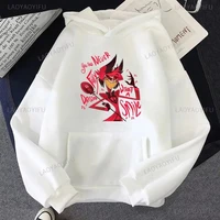 New Men's and Women's Hoodies If You Don't Smile You Will Never Wear A Formal Sportswear Hazbin Hotels Casual Pullover 2