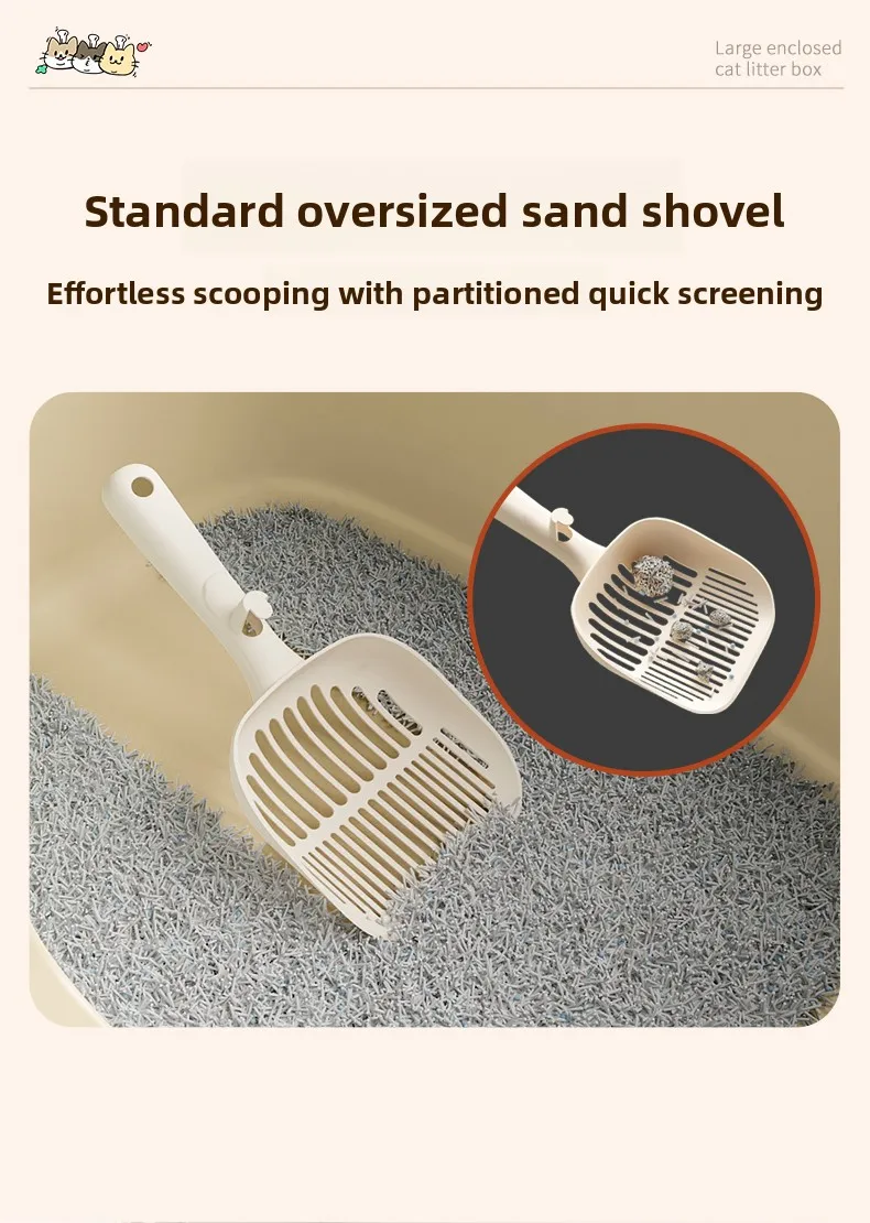 Automatic Self Cleaning Cat Litter Box For Large Cats Odor Control_voghion.com