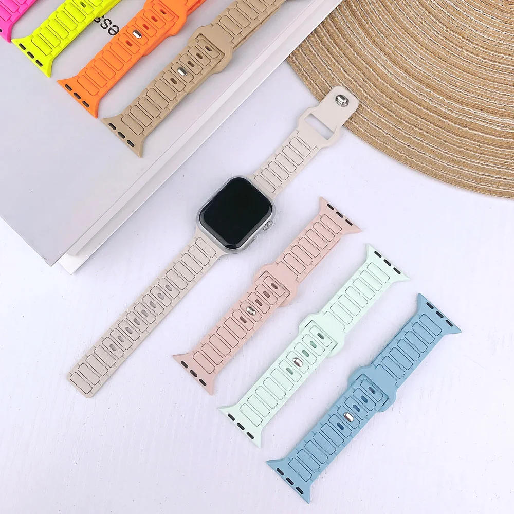 Premium Silicone Business Sports Watch Replacement Band