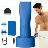 Electric Men Body Trimmer for Pubic & Groin Hair Trimmer Male Balls Intimate Areas Hair Shaving Machine Safety Razor Clipper 1