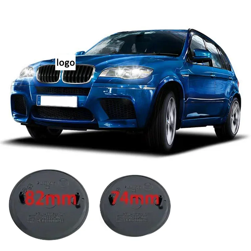 BMW 50 주년 기념 핸들 배지 엠블럼, 82mm 후드 프론트 74mm 트렁크 45mm, E39 E46 E90 E60 F10 F30 G01 G30 액세서리