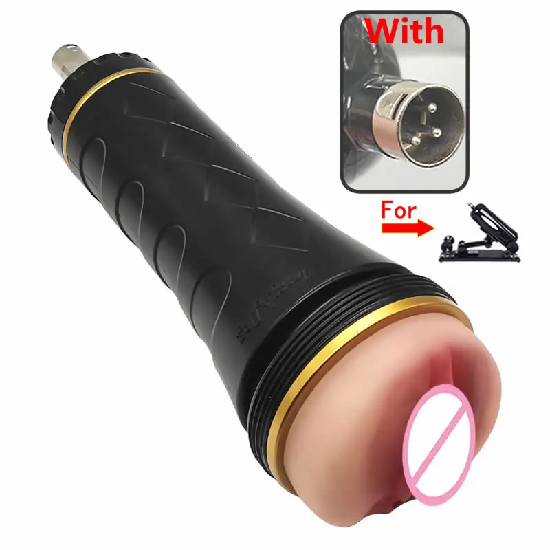DIY Sex Machine Attachments Masturbation Cup Vagina Anal Sex Cup 3XLR Adapter Quick Air Connector Accessories Toys for Men male masturbator male masturbator cup male masturbation aid