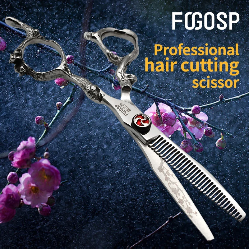 Fenice 6.0 inch Professional hairdressing Thinning Shears Barbershop Styling Tools Hair Thinning Scissors ciseaux coiffure