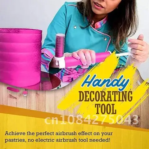 

Cake Decorating Airbrush Manual DIY Cake Spray Gun for Baking Coloring Pastry Tools Tube Decoration Spray Cake