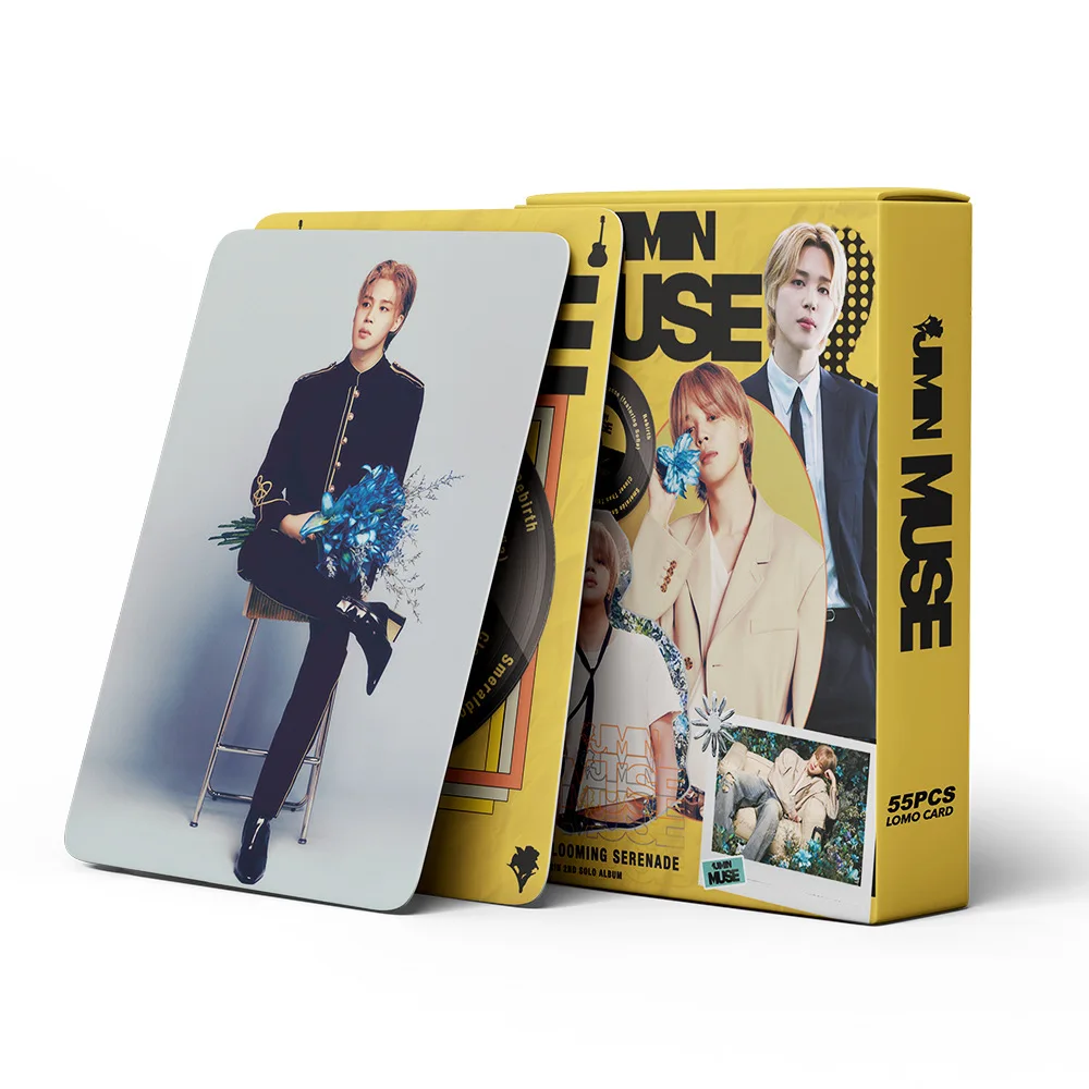 Collectible Cards 55pcs/Set Kpop Boys Solo Album MUSE Lomo Cards