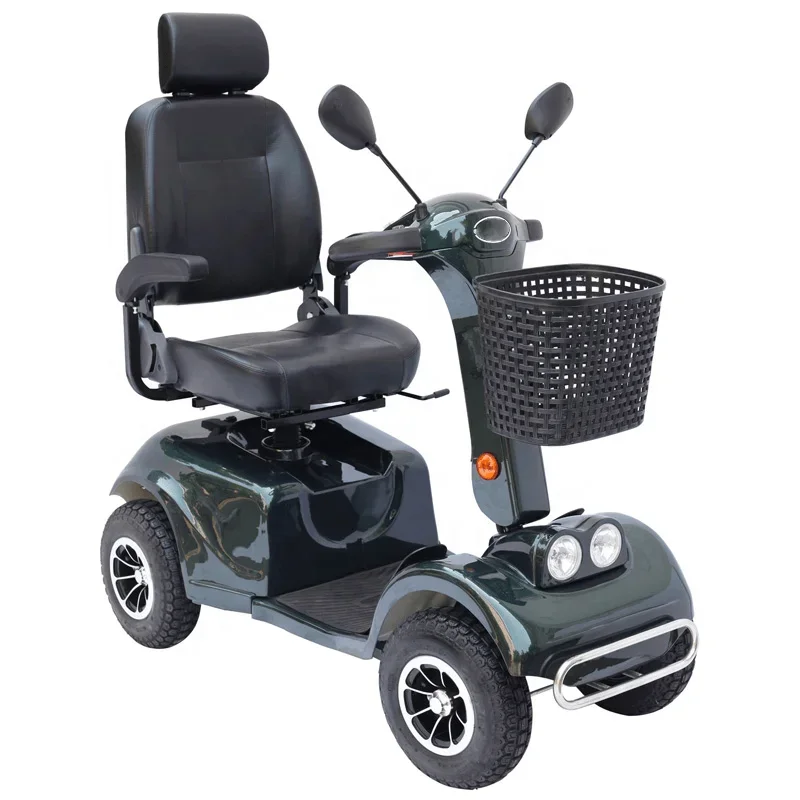 2022 Lusso Di Alta Qualità 800W Heavy Duty Off Road 4 Ruote Potente Scooter Elettrico Di Medie Dimensioni Per Anziani In Vendita