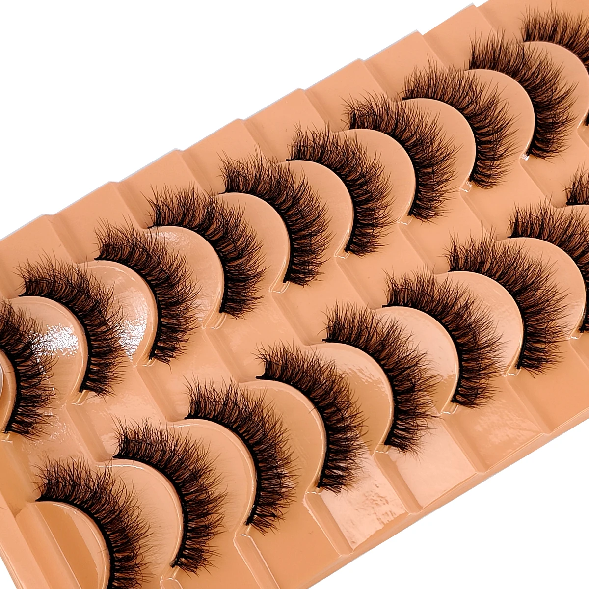 Neue 10 Paar Wimpern Make-up weiche flauschige Nerz falsche Wimpern dicke handgemachte Volumen Nerz Wimpern Faux Cilos natürliche gefälschte Wimpern – Detail 20