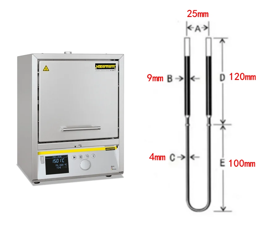 Zirkonofen 600 Naberthram Ivoclar S1 Zubler Vario S400 Zirkonoxid-Sinterofen Heizelement Widerstand für Dentallabor – Detail 5