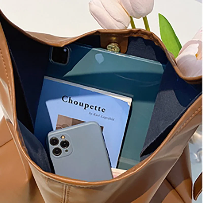 Vintage Commuter Texture Shoulder Bag Female Popular Korean Temperament Underarm Bag Tote Bag Fashion Female 2