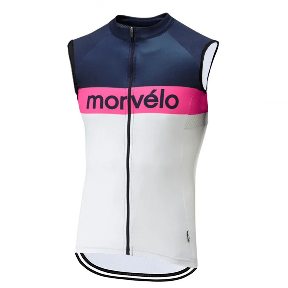 Morvelo Men Sleeveless Cycling Jersey Summer Bike Vest Jersey Tops Racing Sport Cycle Gilet MTB Bike Undershirt Camis cycling jersey cycling vest cycling undershirt