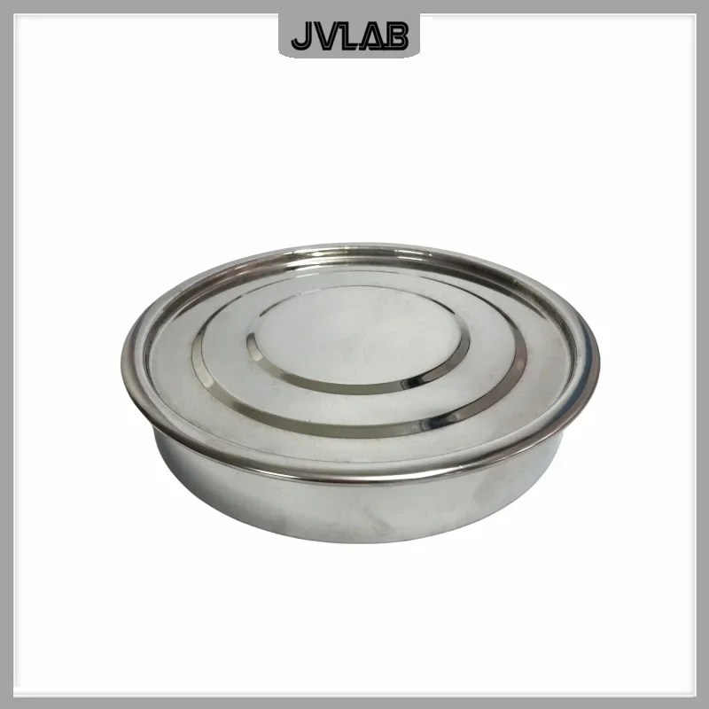 실험실용 304 SUS 뚜껑 및 하단, 약전 체 검사 커버 및 트레이, 직경 20 cm, 1/PK