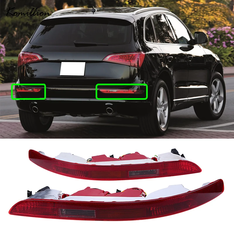 

Car Rear Bumper Left/Right Lower Tail Light Stop Brake Reverse Lamp Reflector for Audi Q5 2.0T 2009-2017 Exterior Accessories