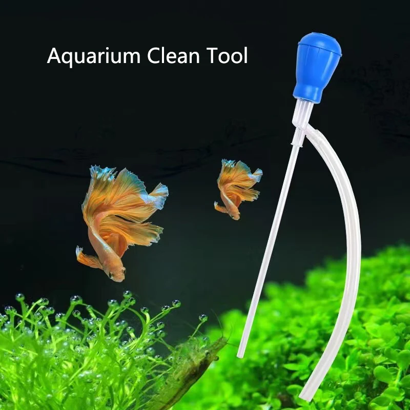 Aquarium Fish Tank Cleaning Tool Pipette Fish Tank Siphon Pump