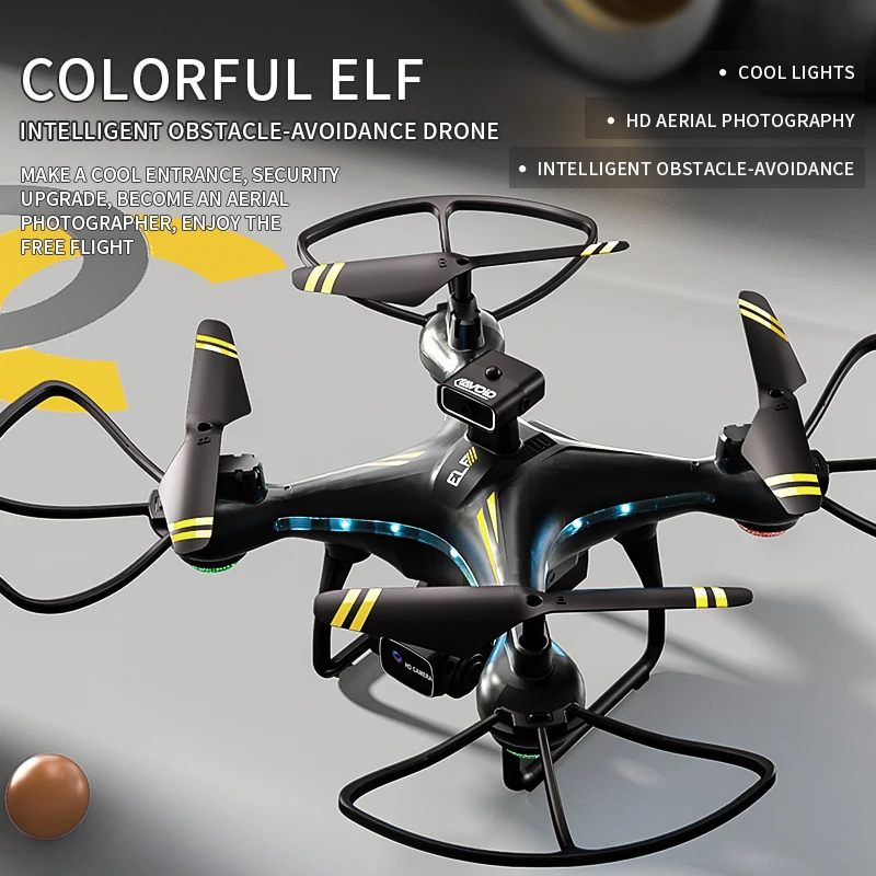 

8K Drone JJRC H112 Colorful Spirit HD Aerial-Photo Optical Flow Positioning Return RC Obstacle Avoidance Four Axis Aircraf