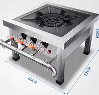 Thickened stainless steel commercial gas stove 1