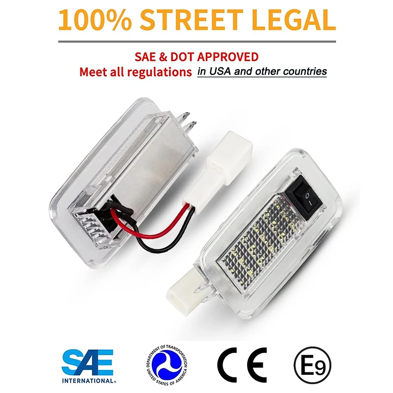 1PC LED Trunk Lights Luggage Compartment Lamps For Toyota Corolla Crown Land Cru