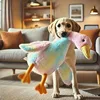 Sebd6486467ab4c9c851fcd769a40c19d9.jpg 50cm Soft Colorful Duck Plush Toy for Cats Dogs Relax Pet Companion Anxiety-Relieving Dog Buddy Energy Release Gift for Pets