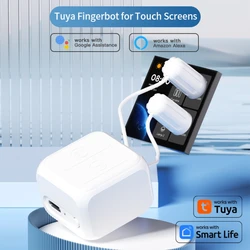 Smart Wireless Touch Switch Robot with Voice Control Integration (WHITE)