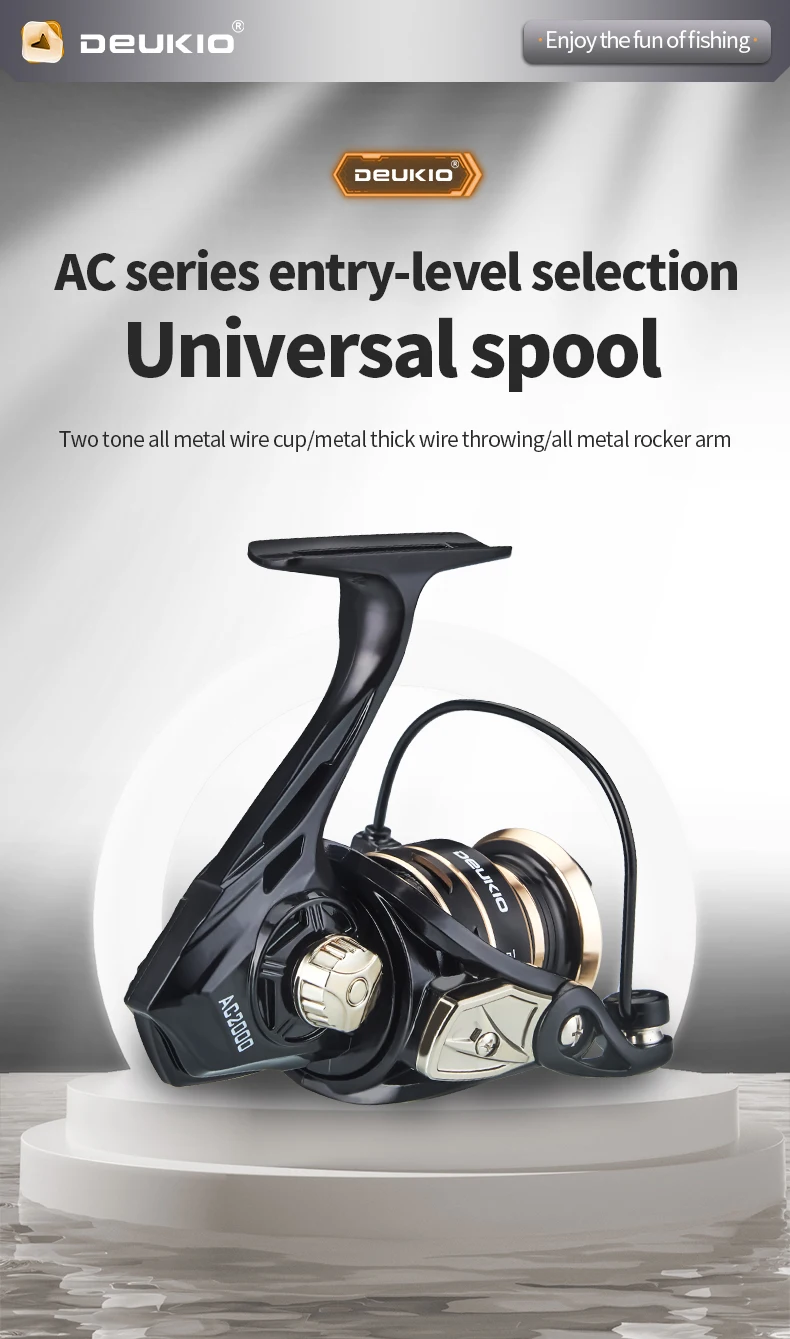 Angeln Reel Spinning Reel 2000-7000 Metall Spule Salzwasser Süßwasser Reel Angeln Karpfen Reel Angeln Werkzeuge – Detail 1