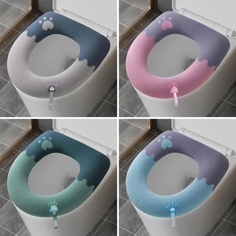 Universal Toilet mats U toilet seat pad cover for warm winter potty seat case warmer WC cushion Cape