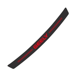 Durable Car Rear Bumper Anti - Scratch Sticker - Universal Auto Exterior Trunk Protection Decal (Black Red)
