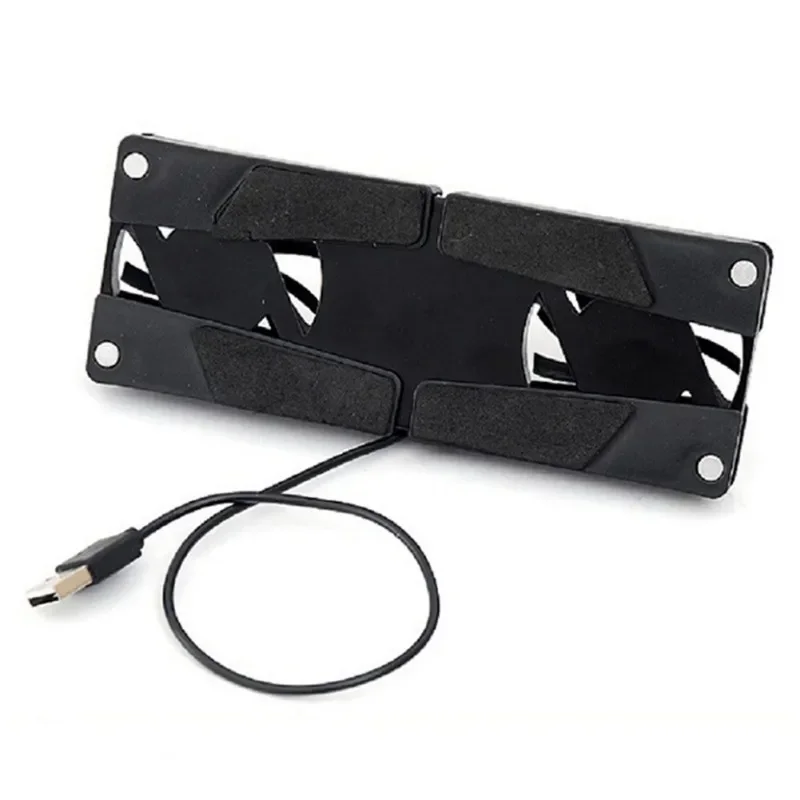 2 Fan Air-cooling Cooler Bracket Laptop Pad USB Powered Cooling For Universal 7 15" Notebook Stand_voghion.com