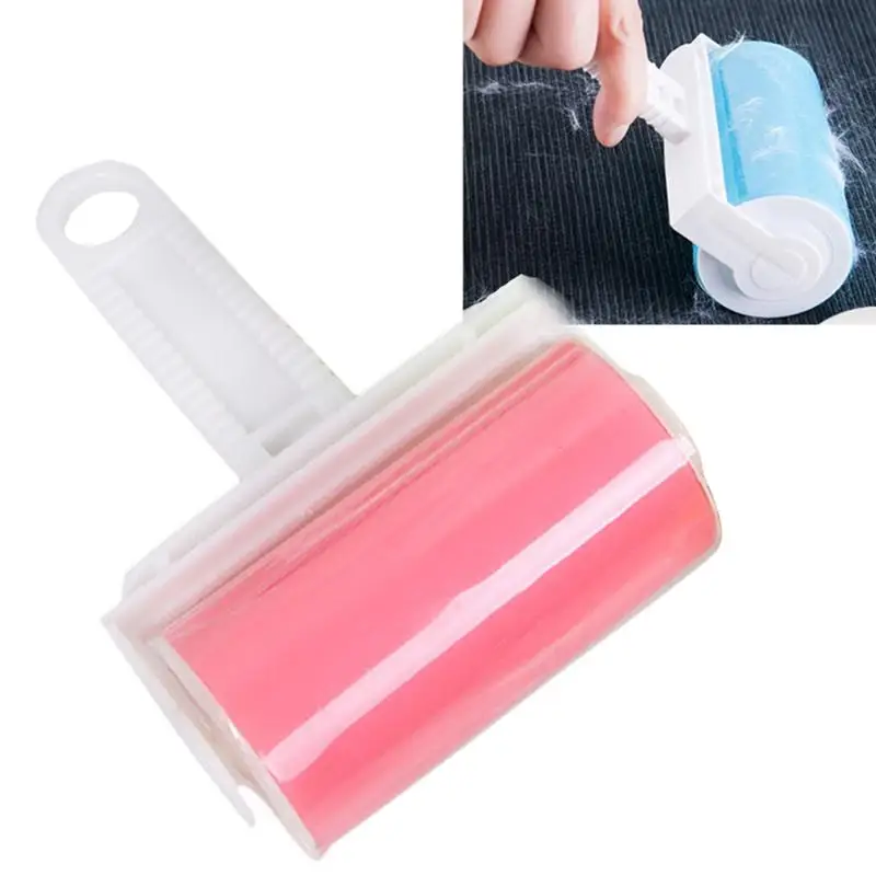 Behogar Reusable Washable Lint Roller Sticky Dust Pet Dog Hair Remover Cleaning Brush Tools with Cover for Pet Cloth Furniture