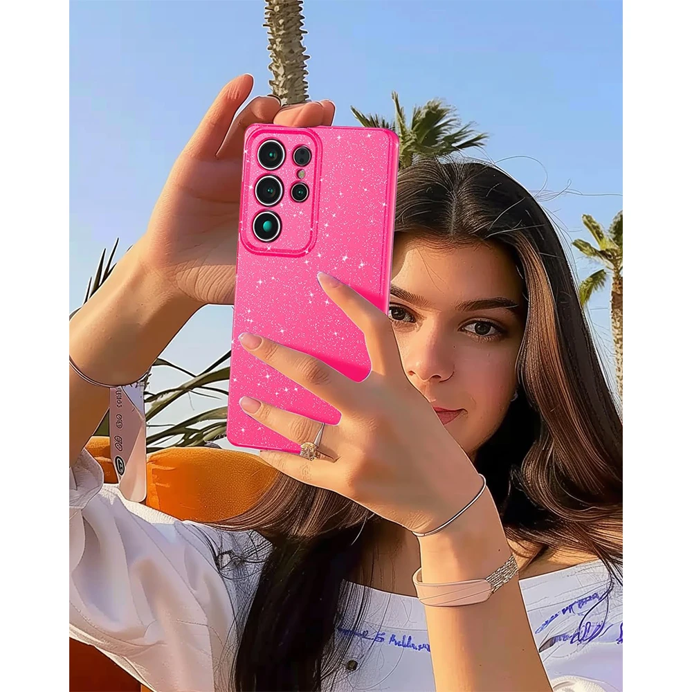 Sparkly Glitter Phone Case - Cute & Bright Women's Accessory